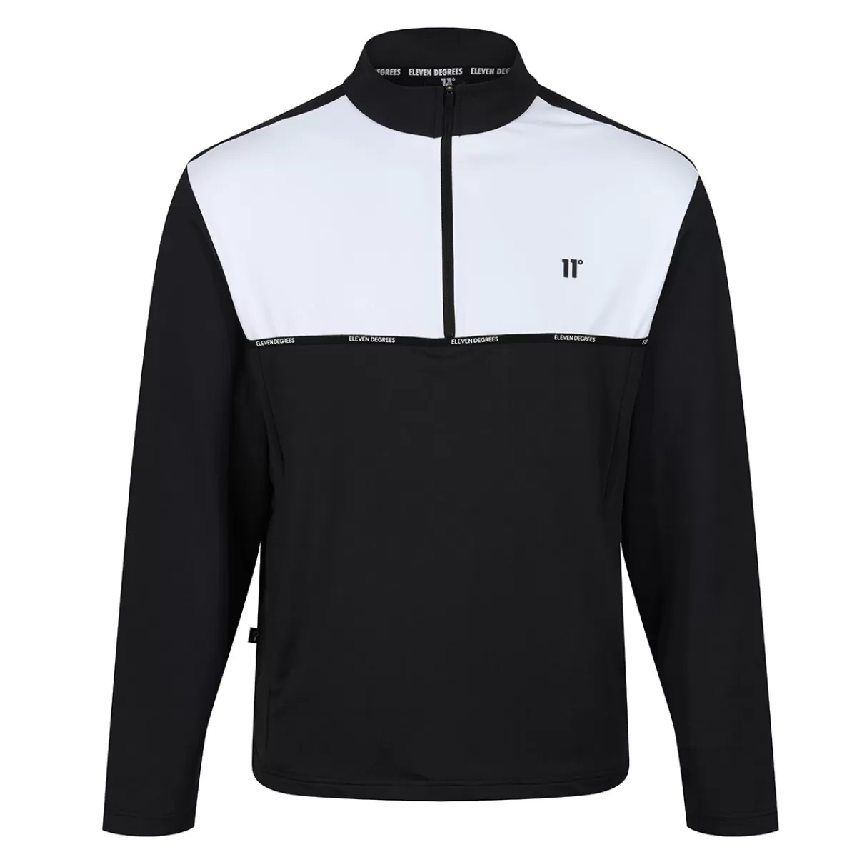 Shop Men's Colour Block Quarter Zip Golf Mid Layer Men Men's Golf Sweaters