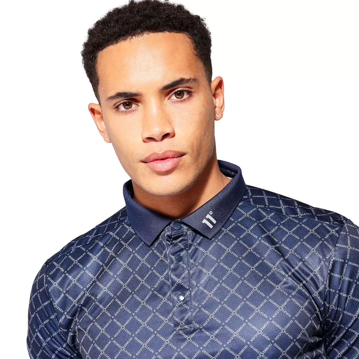 Hot Men's Over Brand Print Golf Polo Shirt Men Men's Golf Polo Shirts