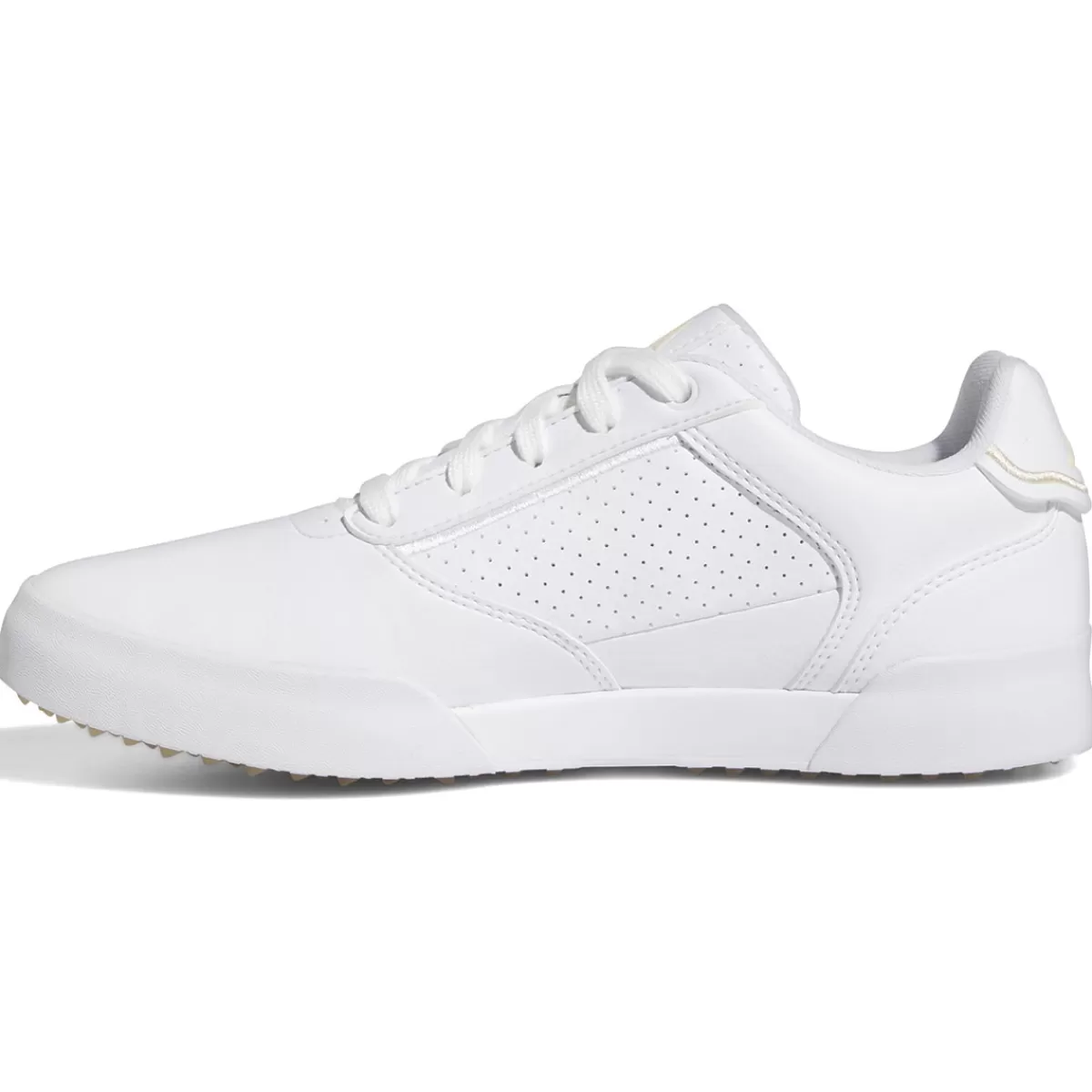 Outlet adidas Golf Adidas Ladies Retrocross Waterproof Spikeless Golf Shoes White Sand/Gum Three