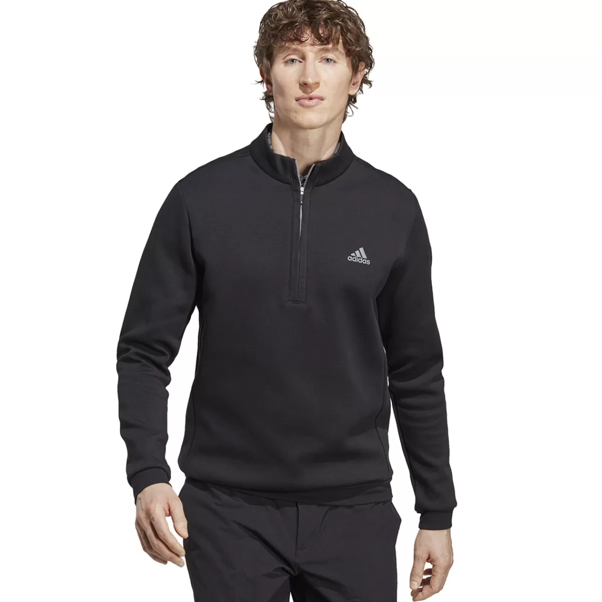 Fashion Adidas Men's Authentic Quarter Zip Golf Mid Layer Men Men's Golf Sweaters