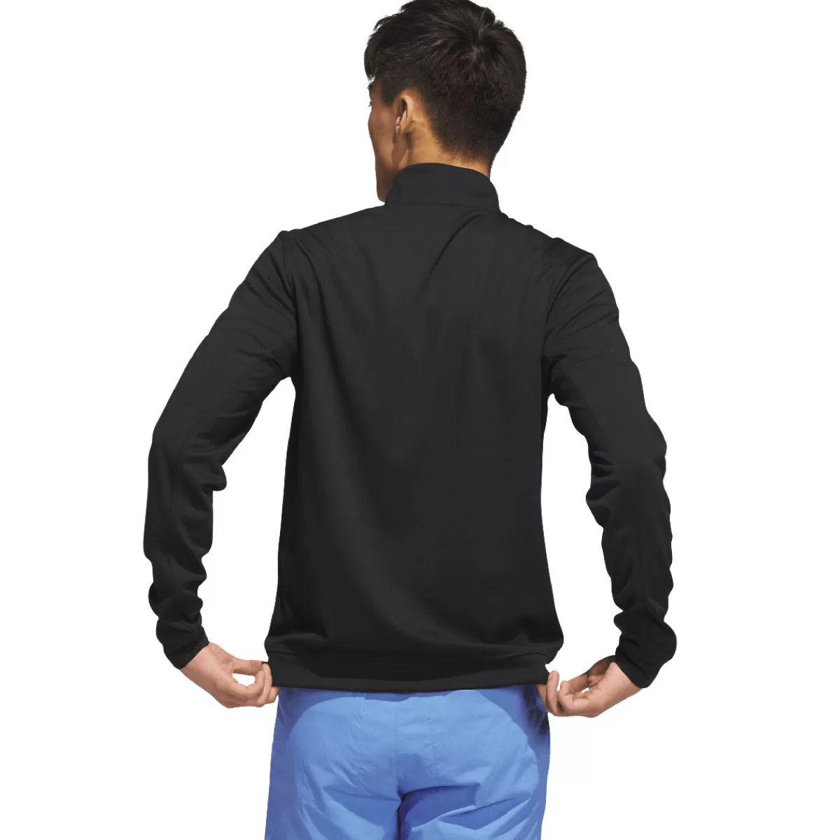 Cheap Adidas Men's Elevated Quarter Zip Golf Mid Layer Men Men's Golf Sweaters
