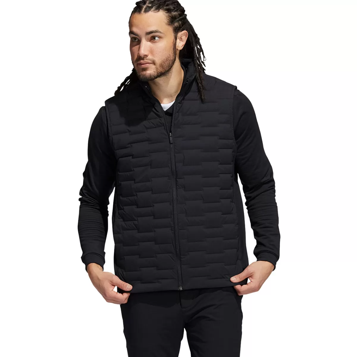 Best Sale Adidas Men's Frostguard Golf Vest Men Men's Golf Sweaters