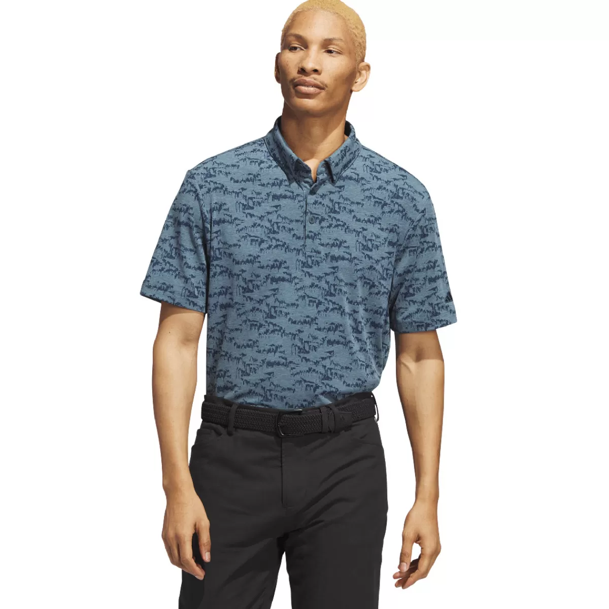 Discount adidas Golf Adidas Men's Go-To Printed Golf Polo Shirt