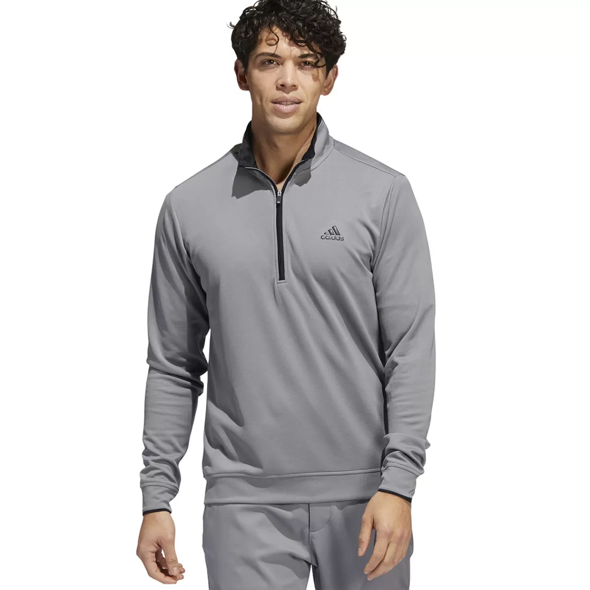 Cheap Adidas Men's Primegreen Upf Half Zip Golf Midlayer Men Men's Golf Sweaters