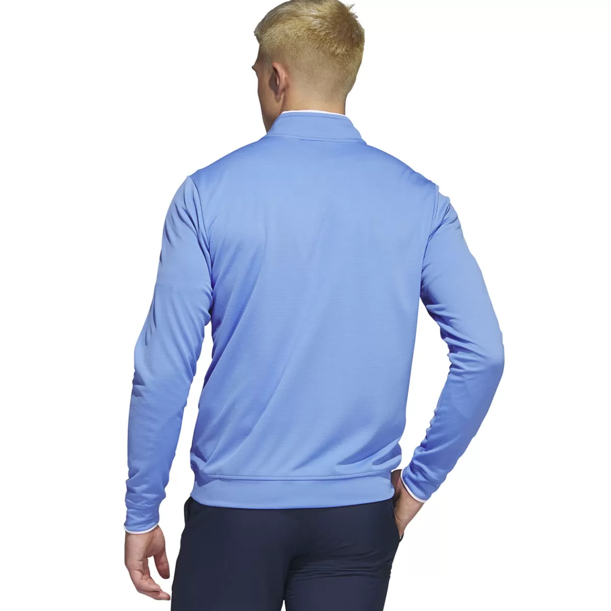 Outlet Adidas Men's Primegreen Upf Half Zip Golf Midlayer Men Men's Golf Sweaters