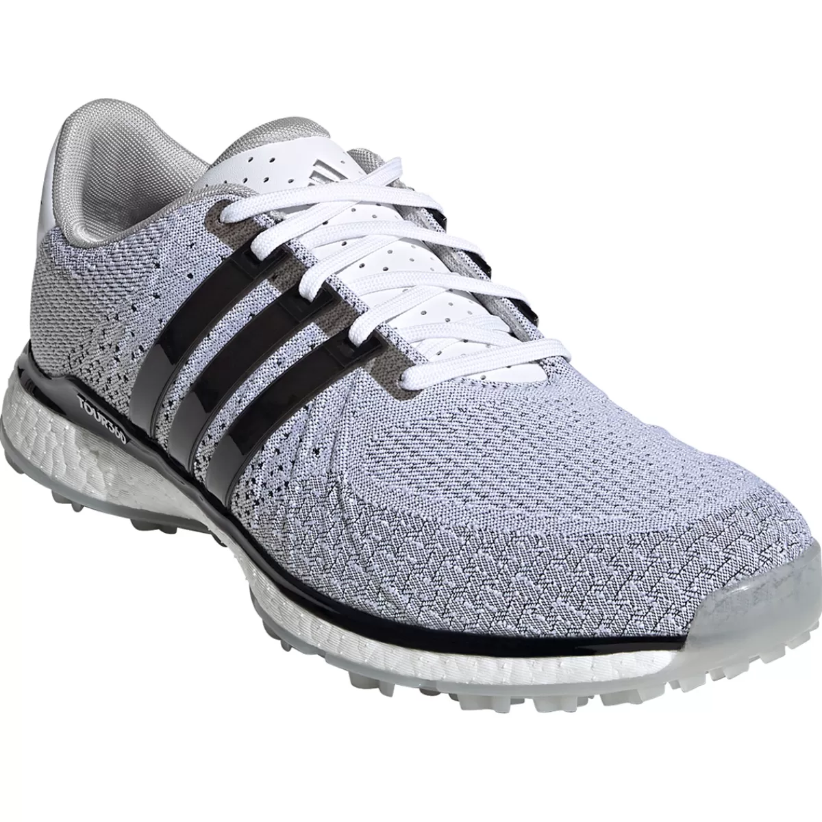 Flash Sale adidas Golf Adidas Men's Tour 360 Xt-Sl Textile Waterproof Spikeless Golf Shoes White/Black/Silver