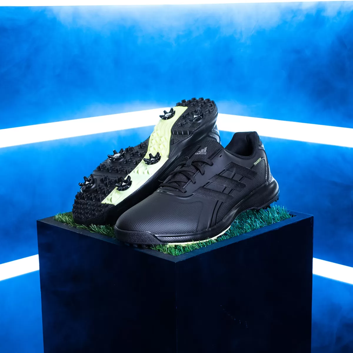 Discount adidas Golf Adidas Men's Traxion Lite Max Waterproof Spiked Golf Shoes