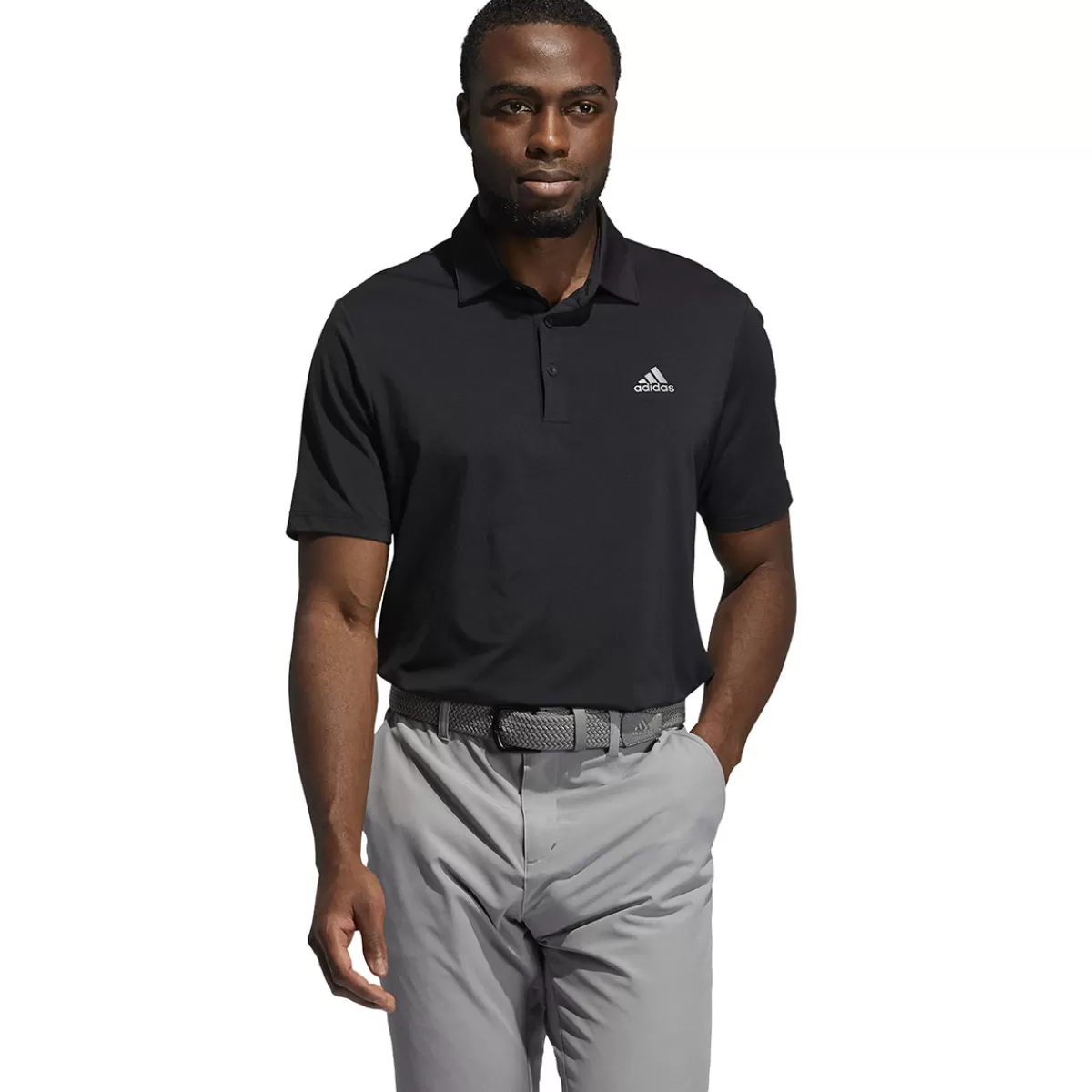 Shop adidas Golf Adidas Men's Ultimate365 Solid Left Chest Golf Polo Shirt