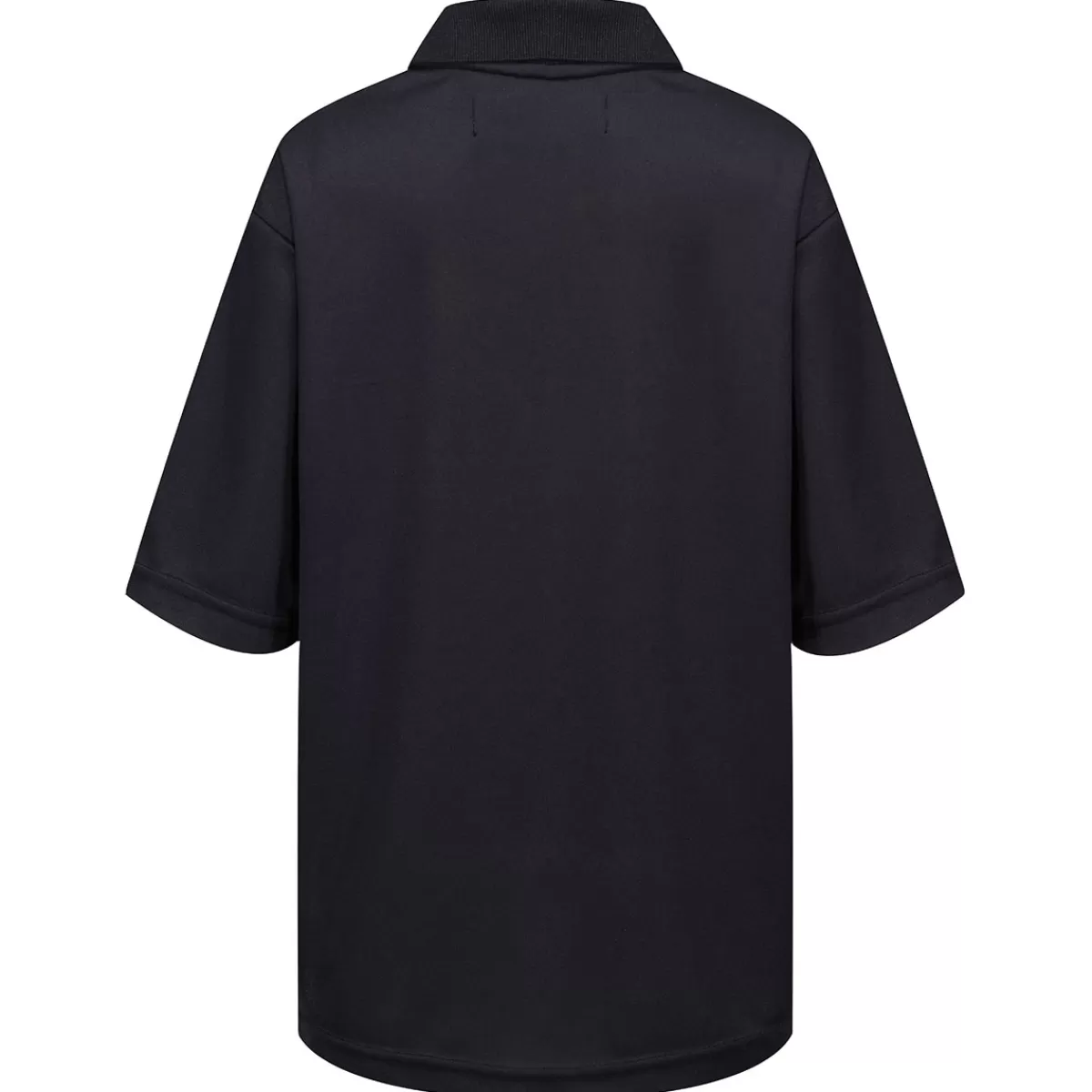 New Benross Junior Swirl Stretch Golf Polo Shirt Black/Grey/White
