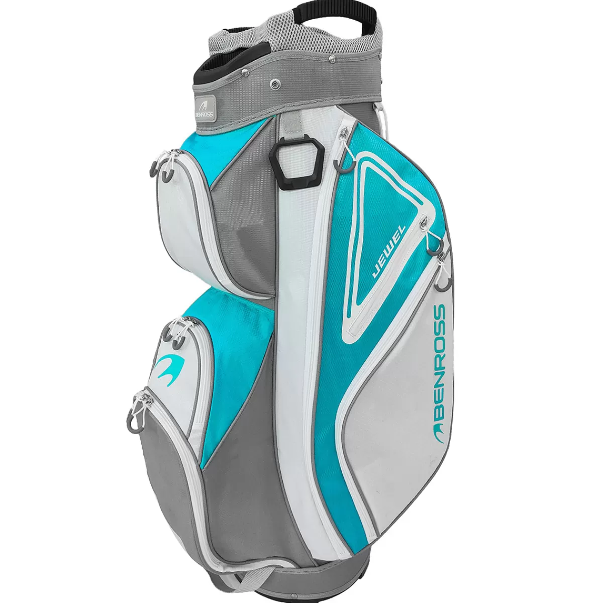 Best Sale Benross Ladies Jewel Golf Cart Bag Grey/White/Green