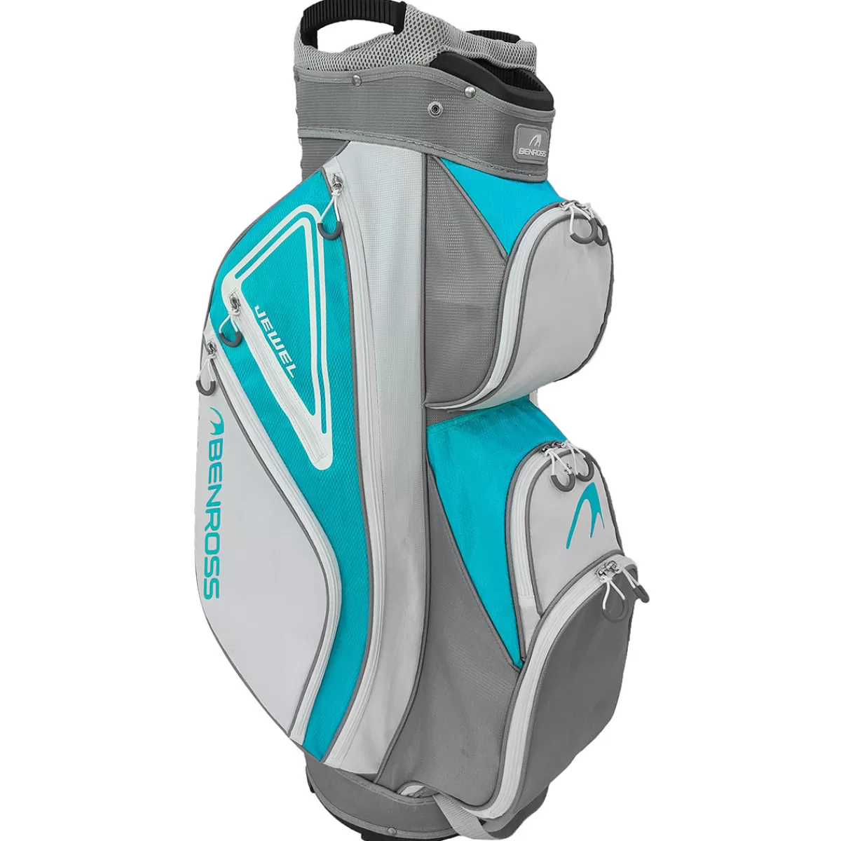 Best Sale Benross Ladies Jewel Golf Cart Bag Grey/White/Green