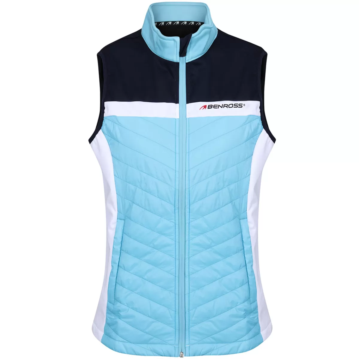 New Benross Ladies Quilted Hybrid Golf Gilet