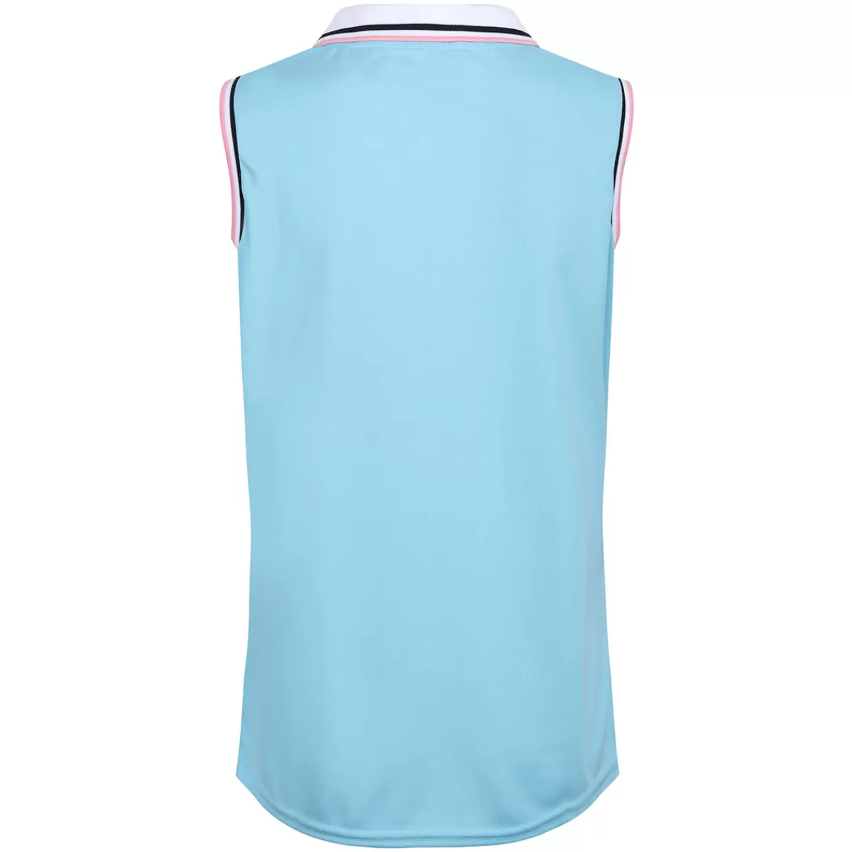Shop Benross Ladies Tipped Sleeveless Stretch Golf Polo Shirt