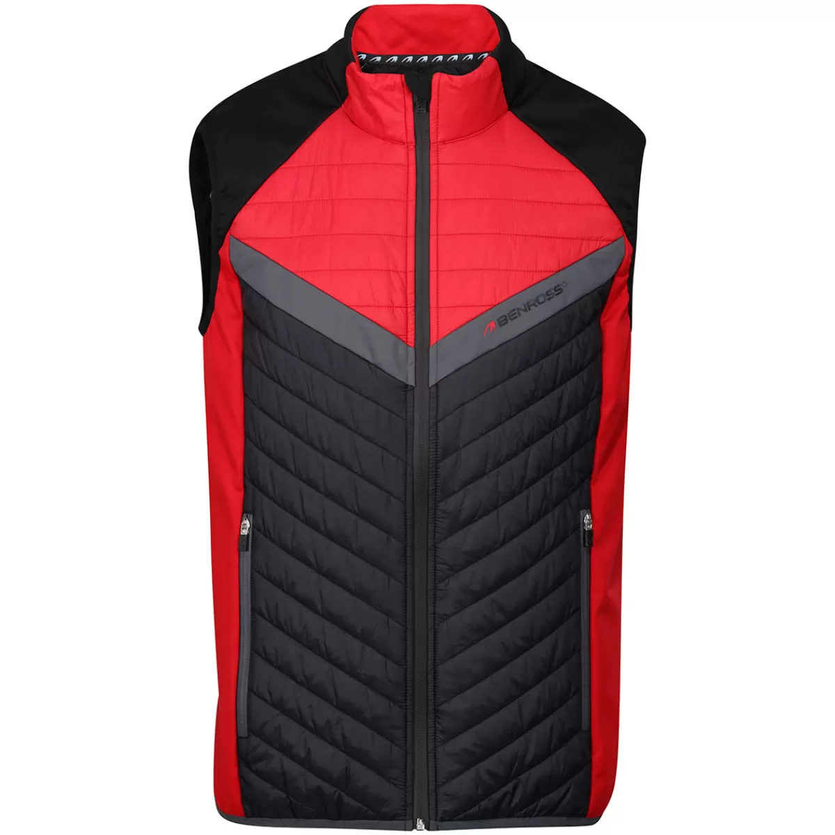 Store Men's Chevron Golf Gilet Men Men's Golf Sweaters