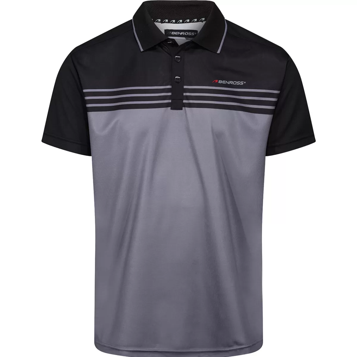 Cheap Benross Men's Colour Stripe Stretch Golf Polo Shirt