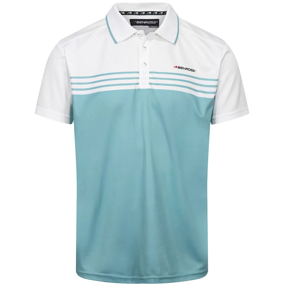Cheap Benross Men's Colour Stripe Stretch Golf Polo Shirt