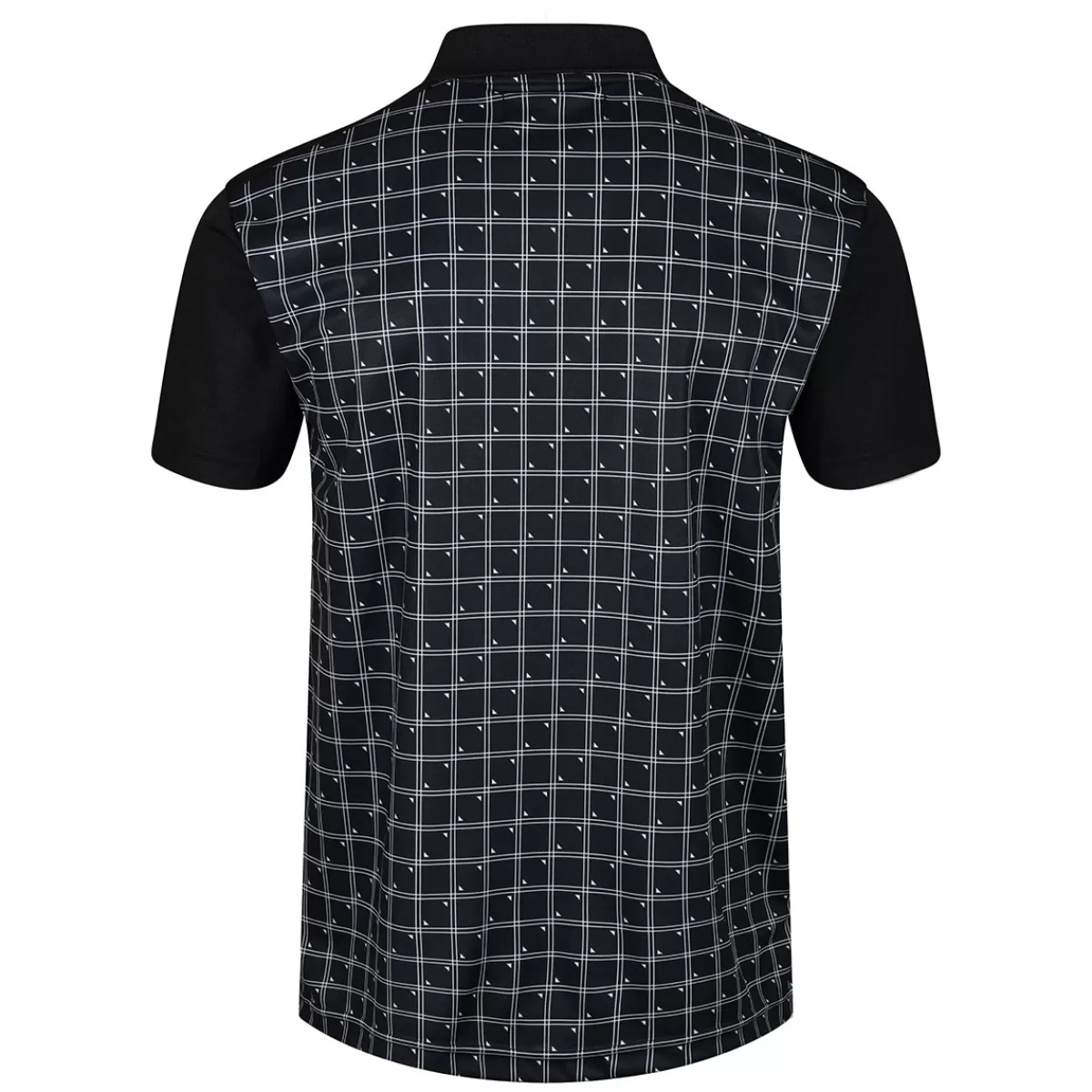 Hot Men's Grid Print Golf Polo Shirt Men Men's Golf Polo Shirts