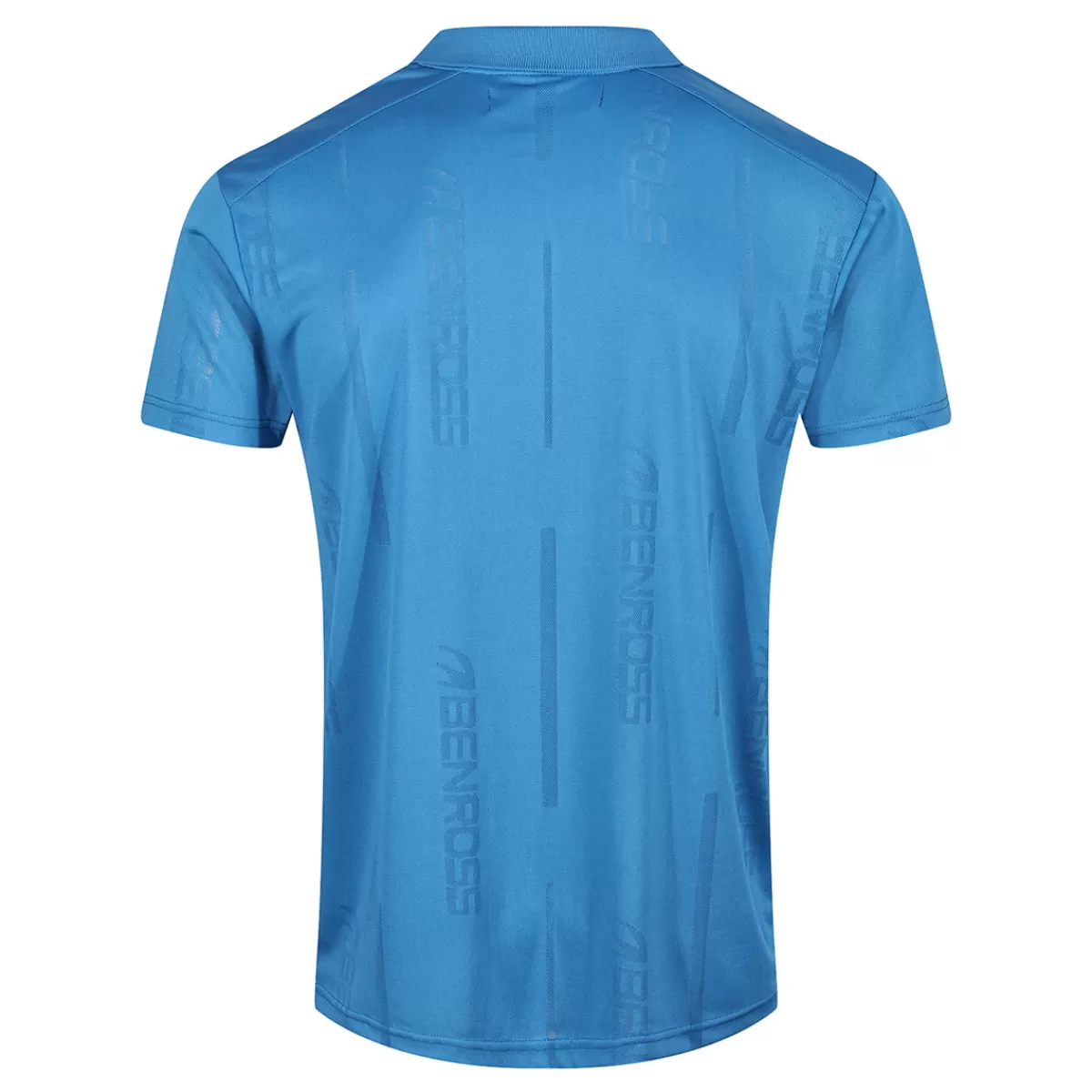 Clearance Benross Men's Jacquard Golf Polo Shirt Vallarta Blue