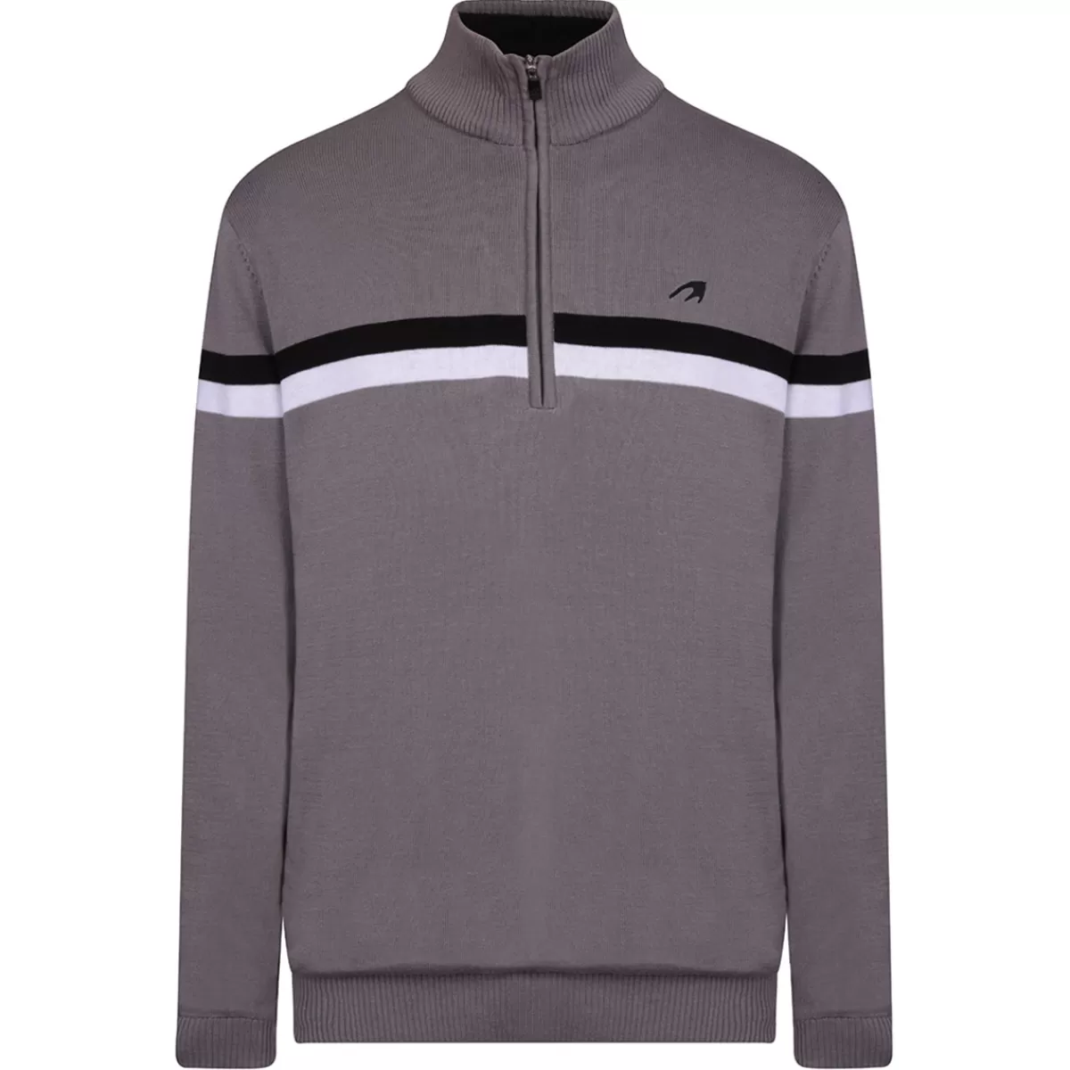 Sale Men's Lined Knit Golf Midlayer Men Men's Golf Sweaters