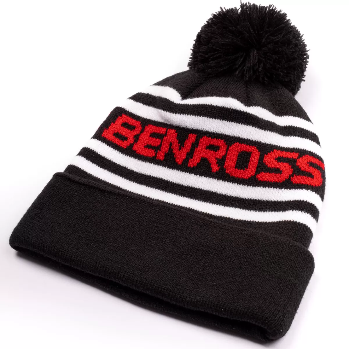 Cheap Men's Multi Stripe Knit Pom Golf Beanie Men Men's Golf Caps & Hats