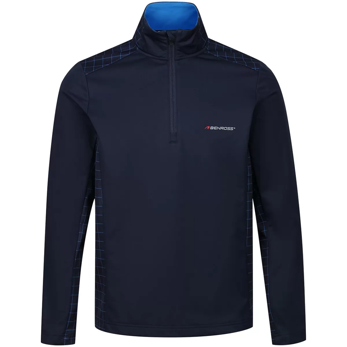 Discount Men's Softshell Grid Half Zip Golf Mid Layer Men Men's Golf Sweaters