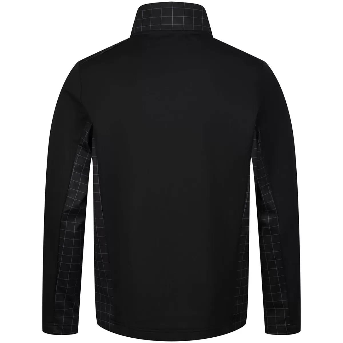 New Men's Softshell Grid Half Zip Golf Mid Layer Men Men's Golf Sweaters