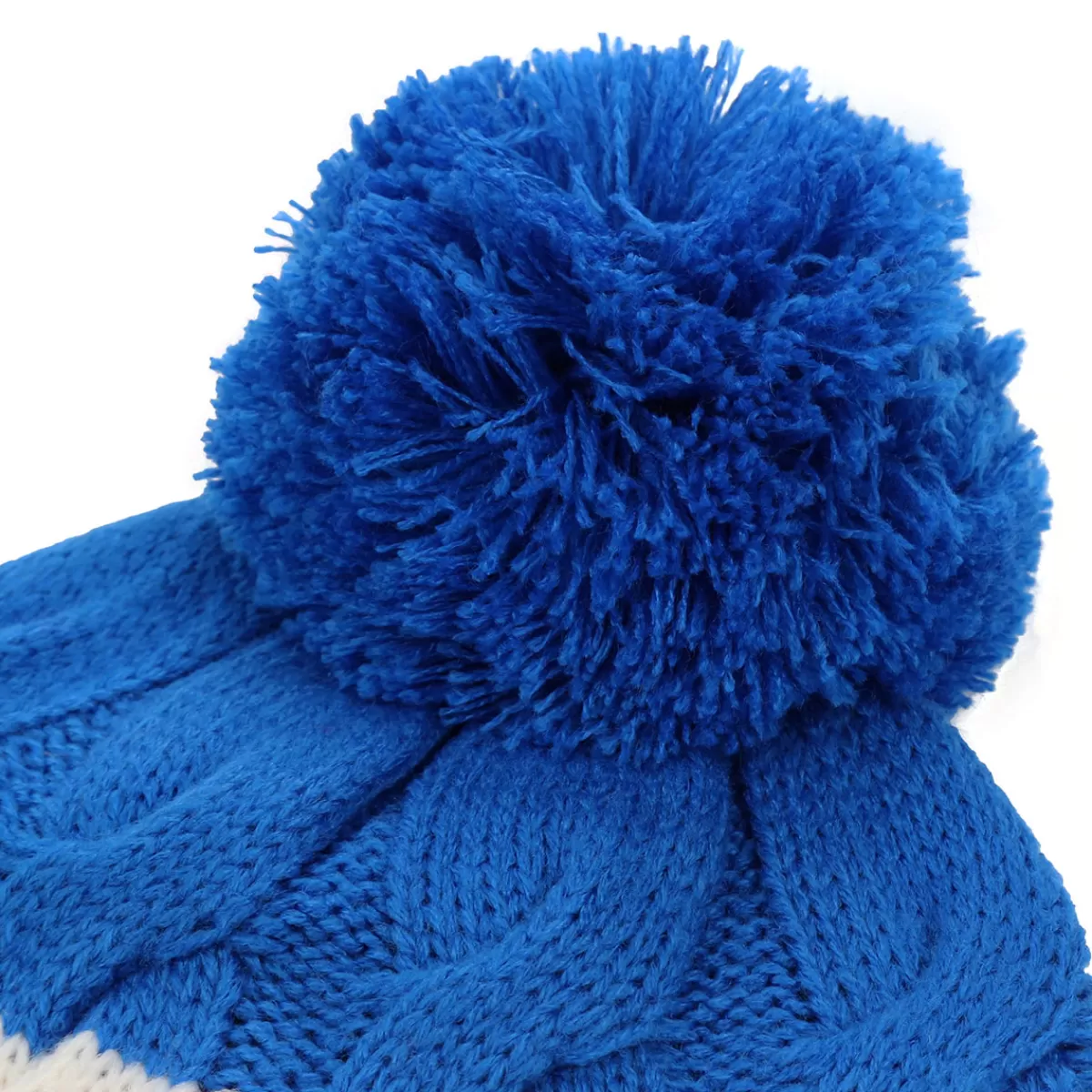Cheap Men's Tri-Coloured Pom Knitted Hat Men Men's Golf Caps & Hats