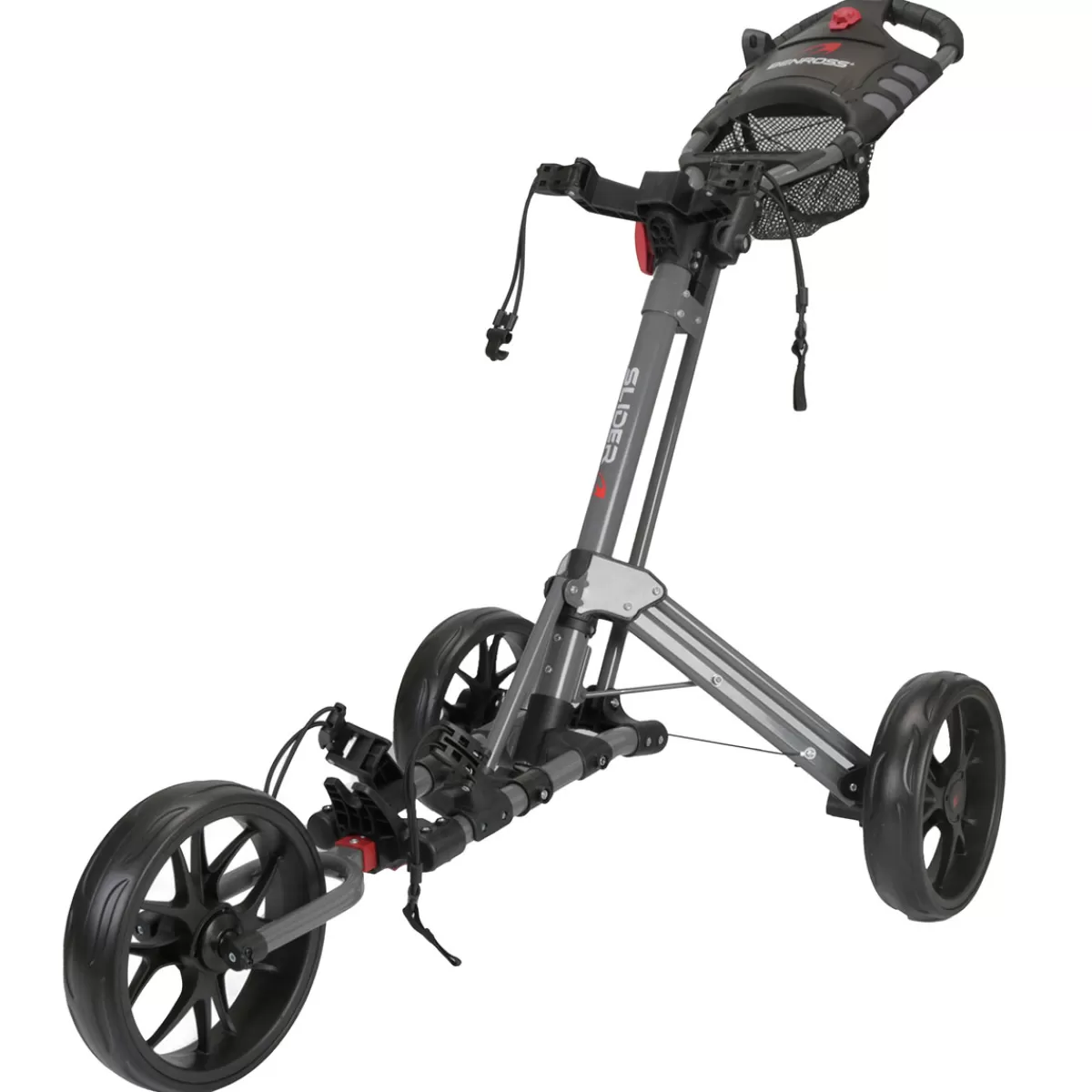 Sale Benross Slider 3-Wheel Push Golf Trolley Grey