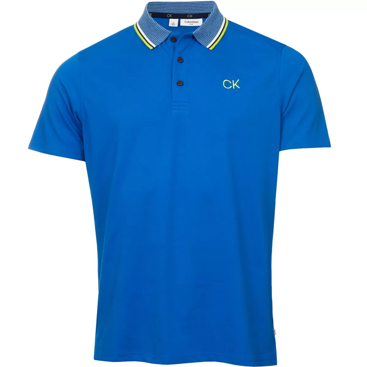 Cheap Calvin Klein Men's Monterey Stretch Golf Polo Shirt Ocean Blue