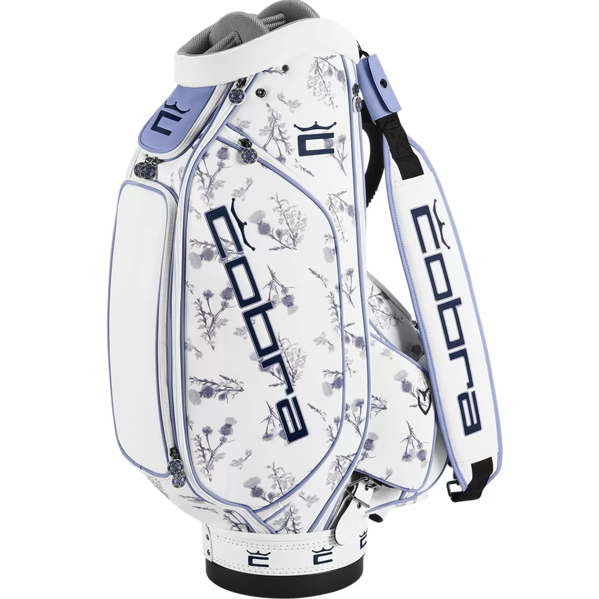 Clearance Cobra Golf Cobra Thistle Tour Golf Staff Bag White