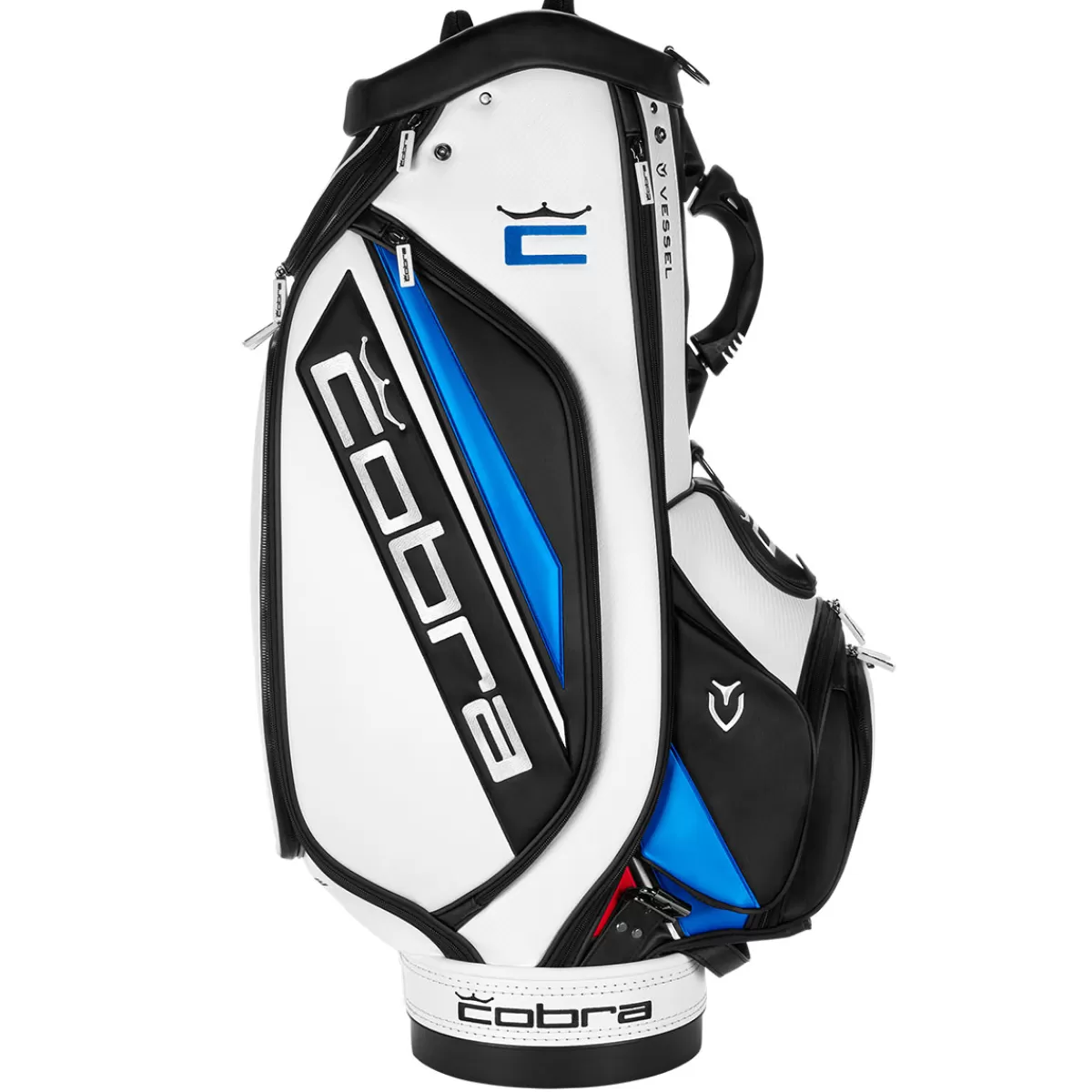 New Cobra Golf Cobra Tour Golf Staff Bag Black/Electric Blue