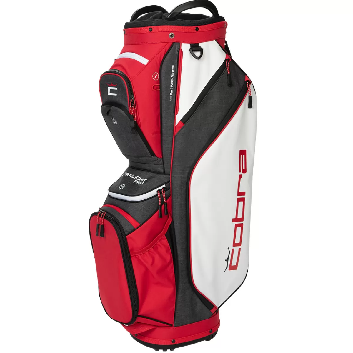 Clearance Cobra Golf Cobra Ultralight Pro Lightweight Golf Cart Bag Ski Patrol Black