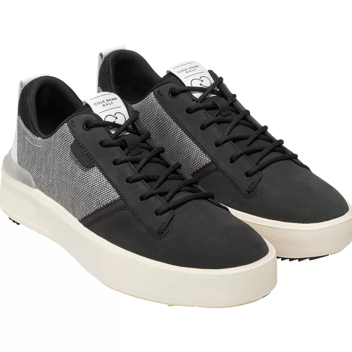 Online Cole Haan Men's Grand Pro Crew Spikeless Golf Shoes Black/White