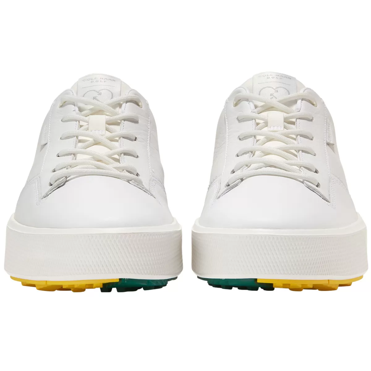 Fashion Cole Haan Men's Grand Pro Crew Waterproof Spikeless Golf Shoes White/Aventurine/White