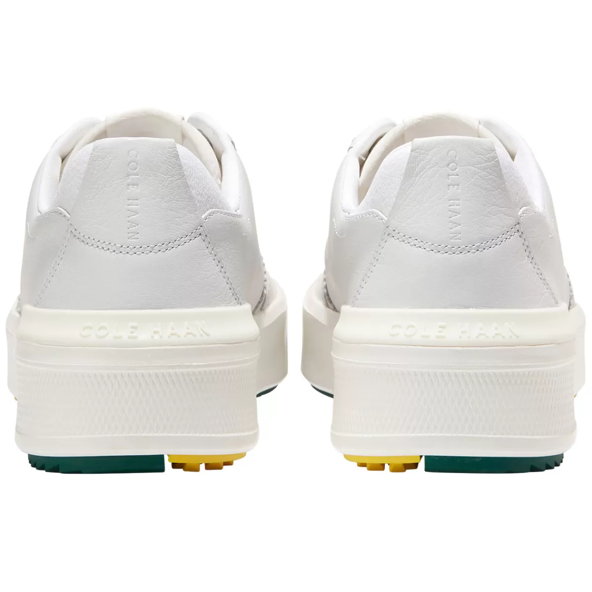 Fashion Cole Haan Men's Grand Pro Crew Waterproof Spikeless Golf Shoes White/Aventurine/White