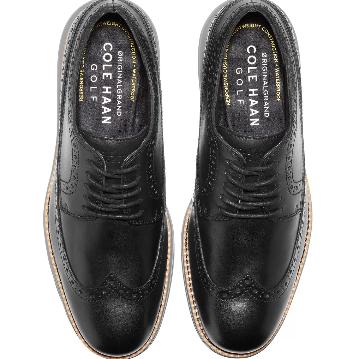 Sale Cole Haan Men's Og Longwing Oxford Spikeless Golf Shoes