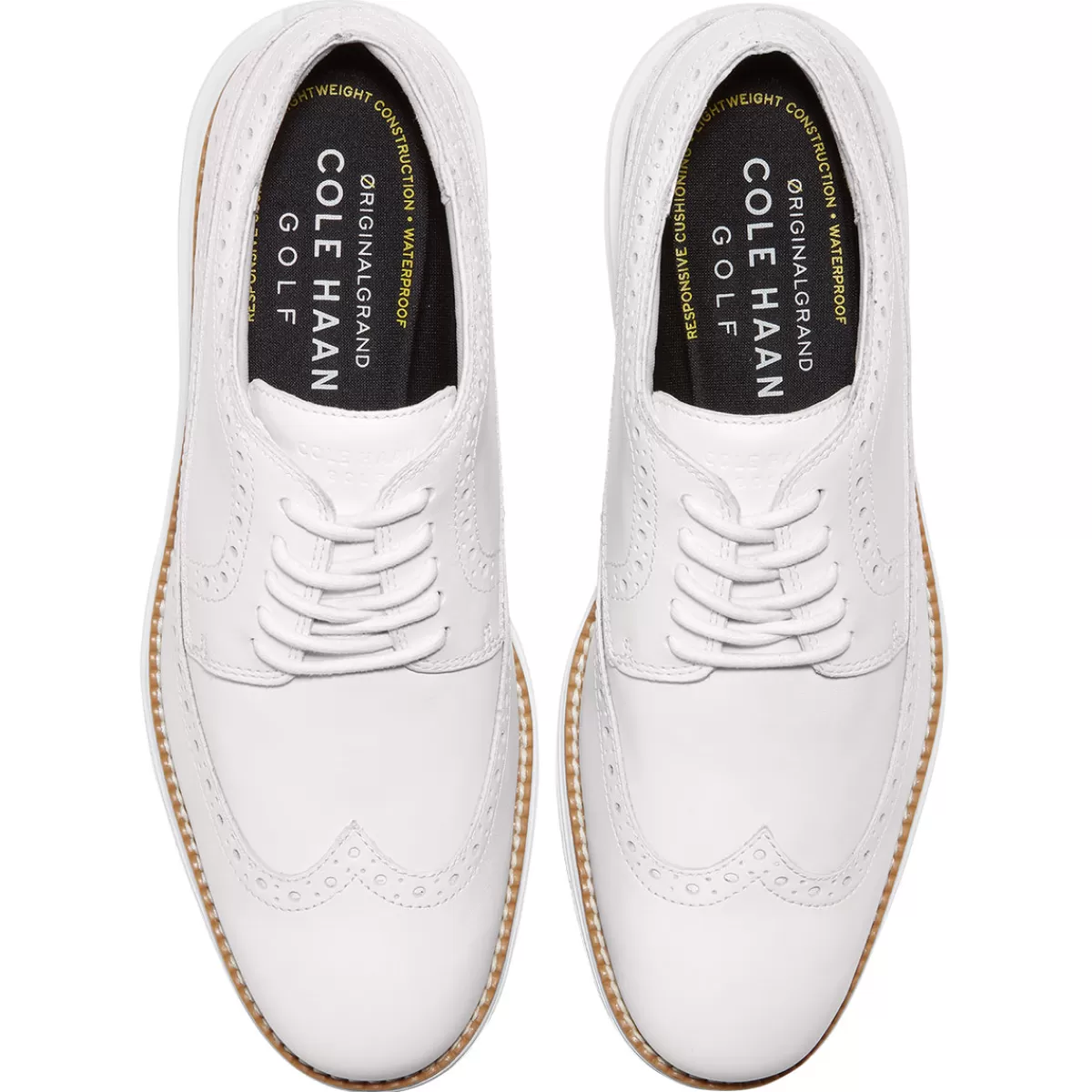 Sale Cole Haan Men's Og Longwing Oxford Spikeless Golf Shoes