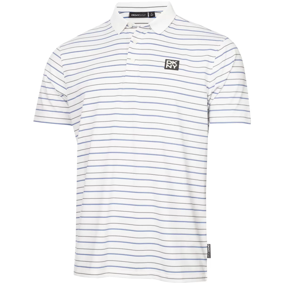 New DKNY Men's Multi-Stripe Golf Polo Shirt