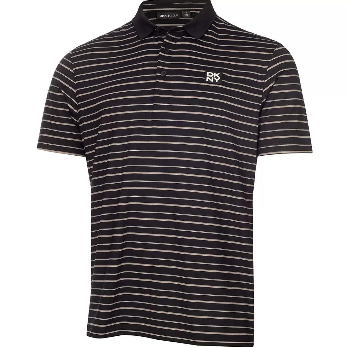 Shop DKNY Men's Multi-Stripe Golf Polo Shirt