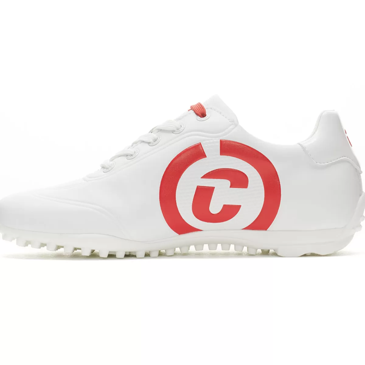 Flash Sale Duca Del Cosma Ladies Queenscup Waterproof Spikeless Golf Shoes White/Red