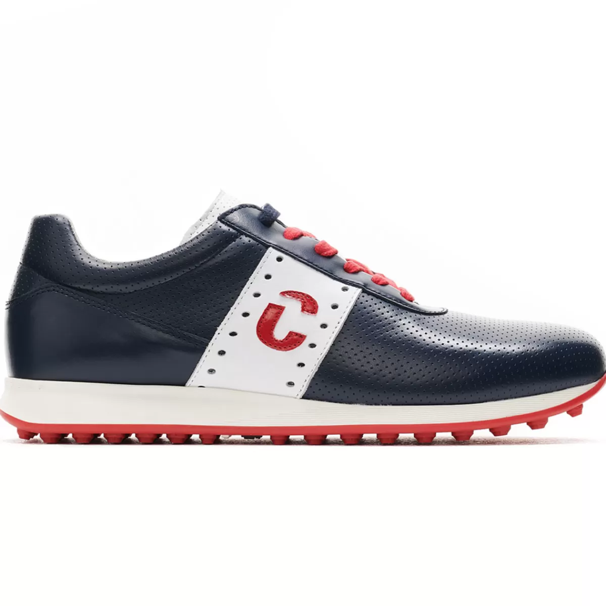 Cheap Duca Del Cosma Men's Belair Waterproof Spikeless Golf Shoes Blue