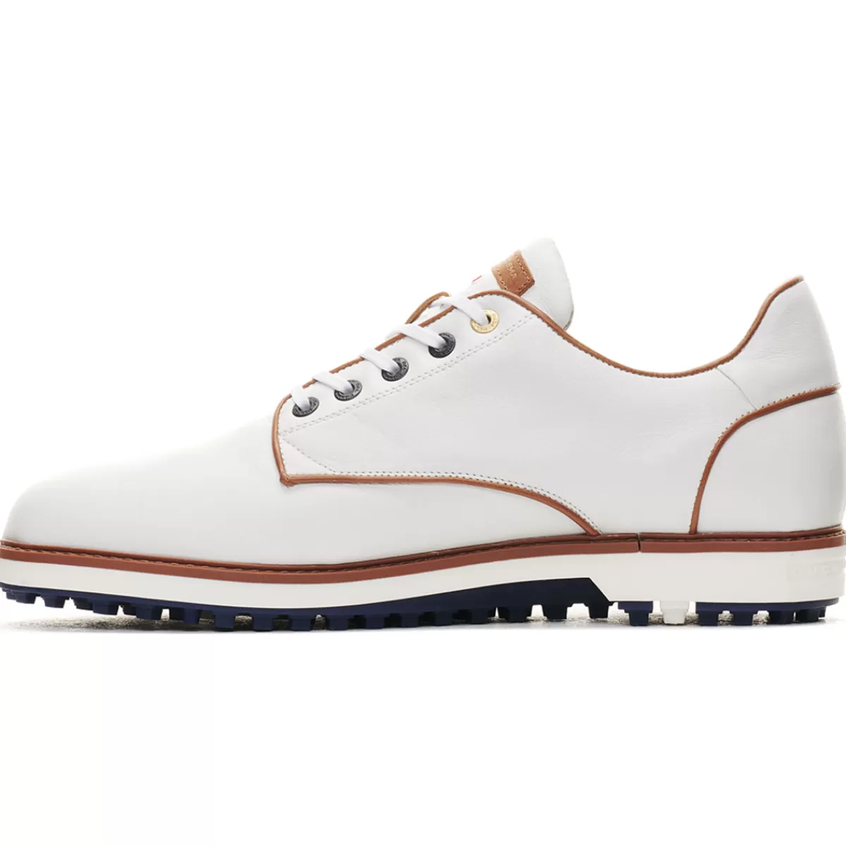 Online Duca Del Cosma Men's El Paso Waterproof Spikeless Golf Shoes White