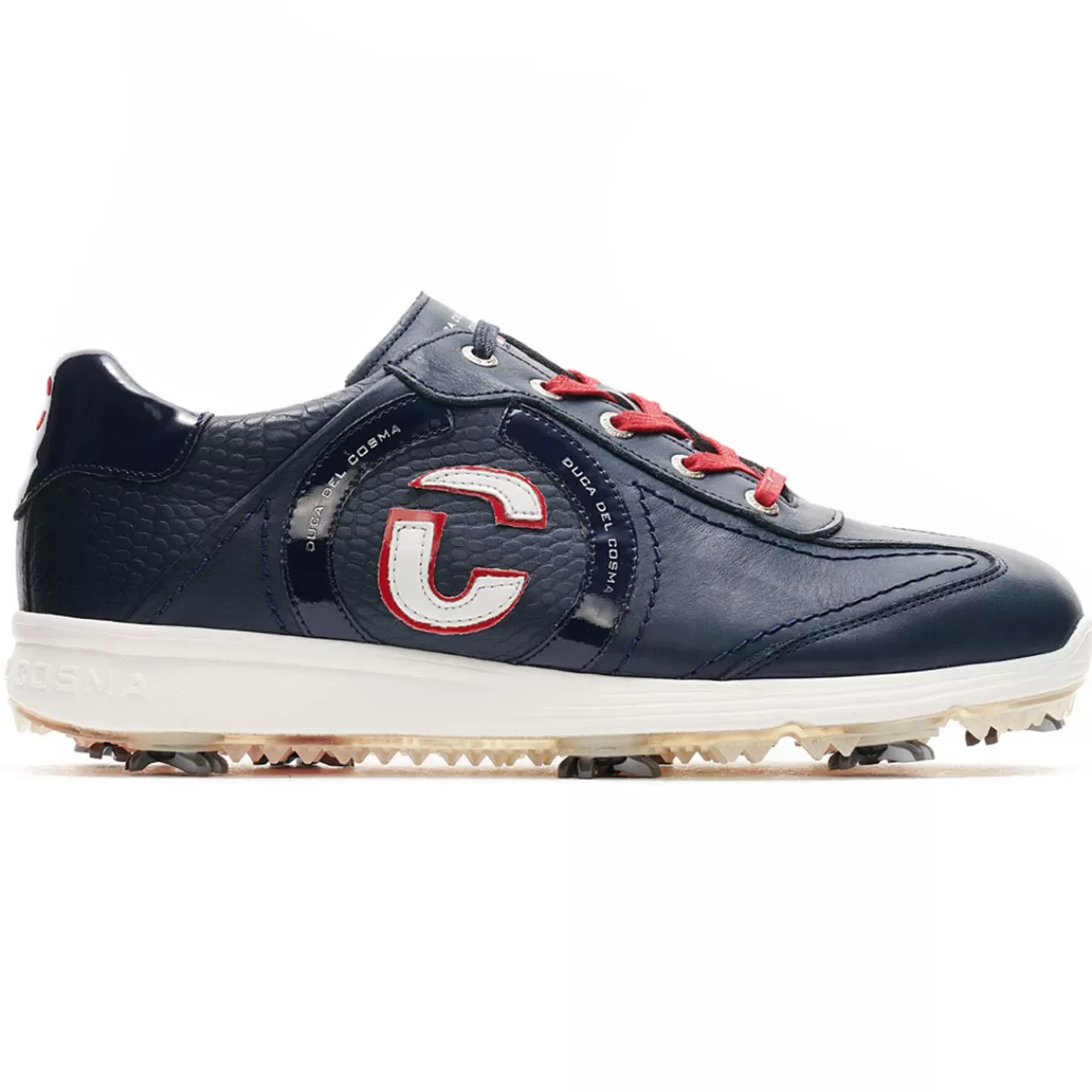 Online Duca Del Cosma Men's Masters Waterproof Spiked Golf Shoes