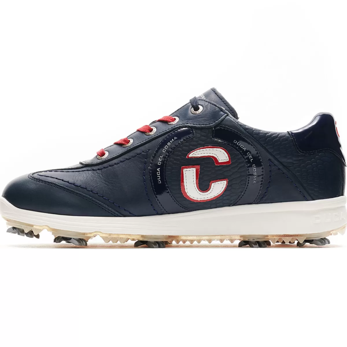 Online Duca Del Cosma Men's Masters Waterproof Spiked Golf Shoes
