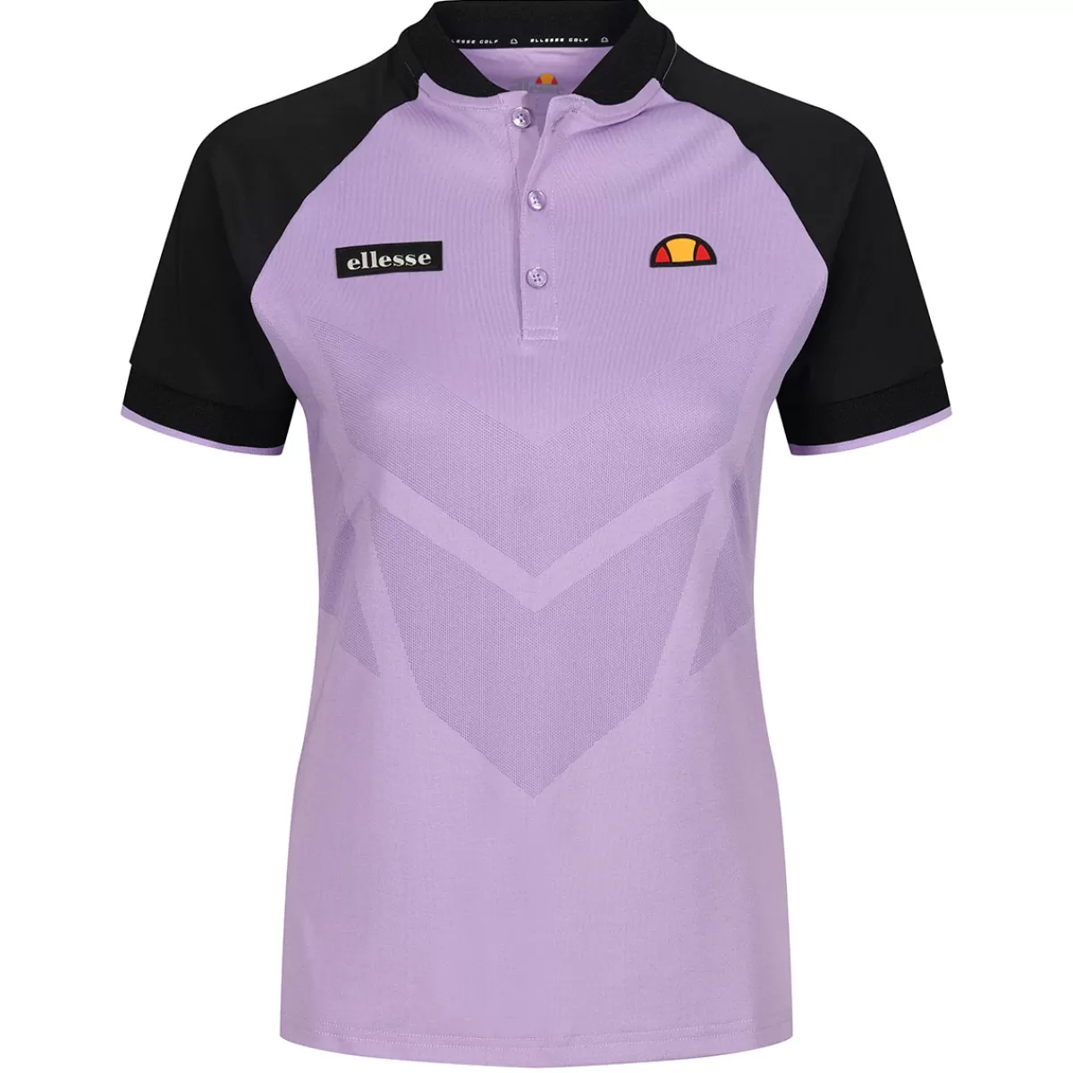 Discount Ellesse Ladies Avelania Golf Polo Shirt Light Purple