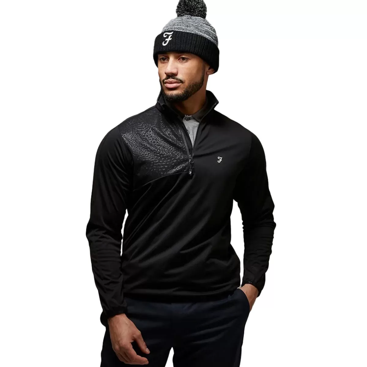 Fashion Men's Abbott Windproof Golf Mid Layer Men Men's Golf Sweaters
