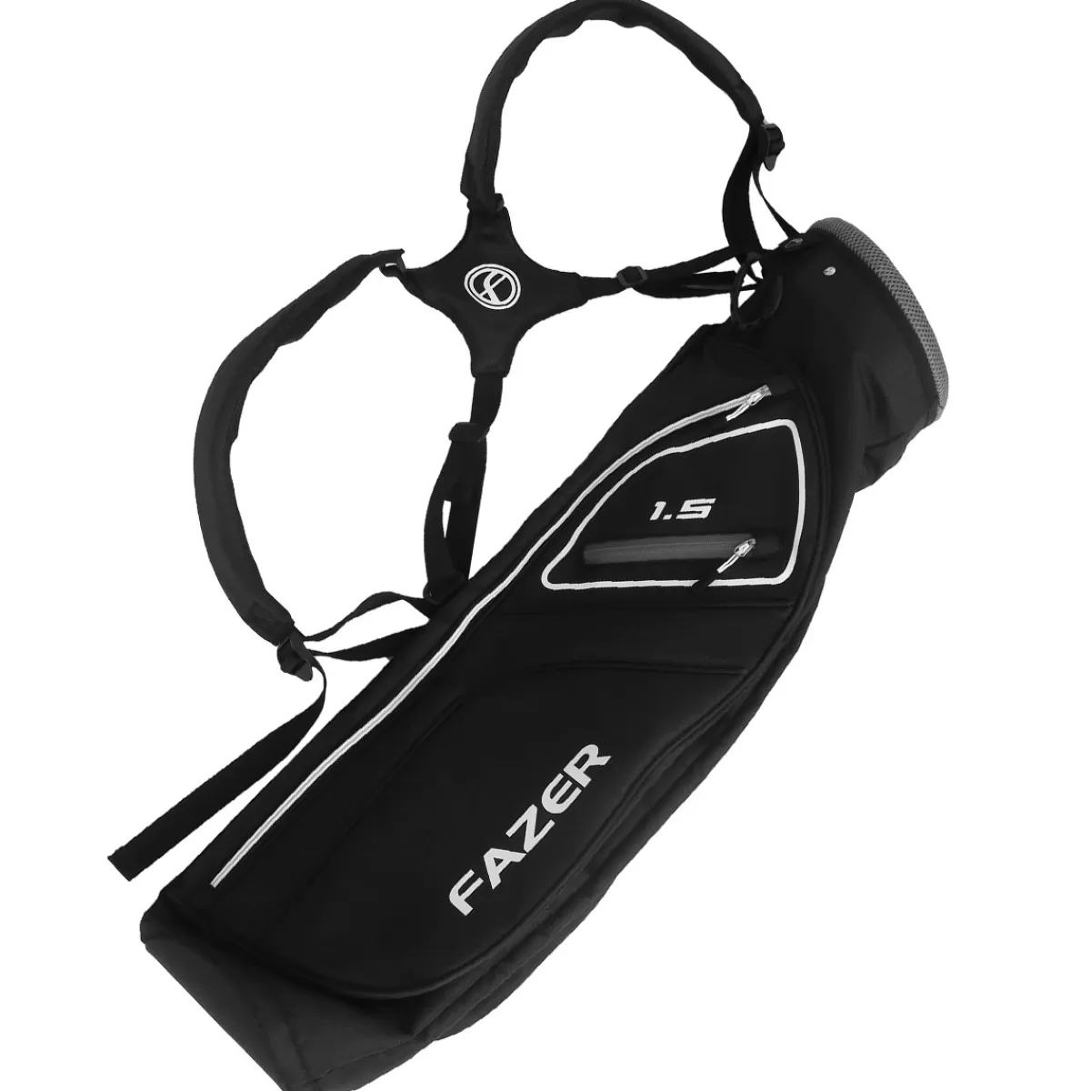 Cheap Fazer 1.5 Lightweight Golf Pencil Bag Black/Silver