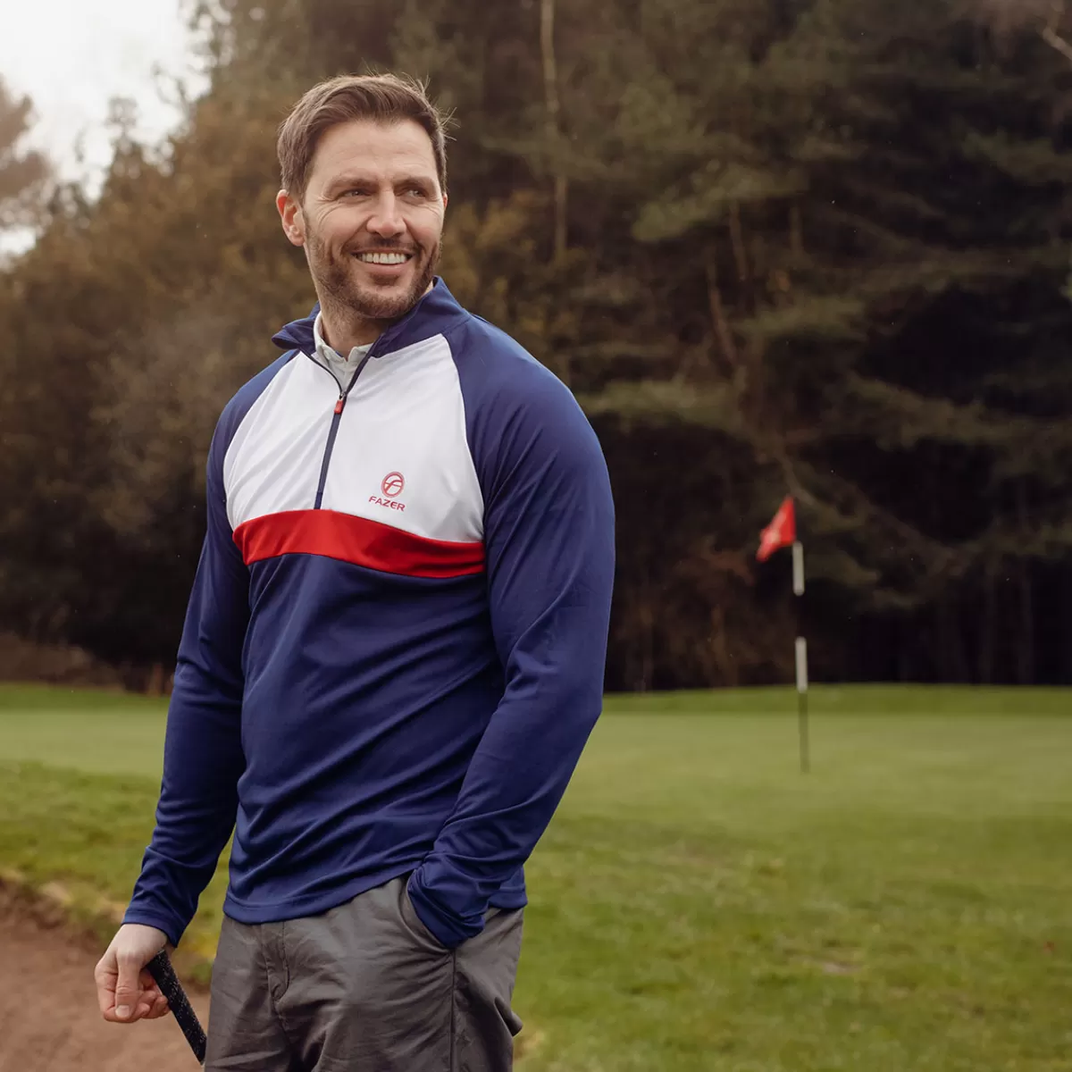 Best Men's Bere Cb Golf Midlayer Men Men's Golf Sweaters