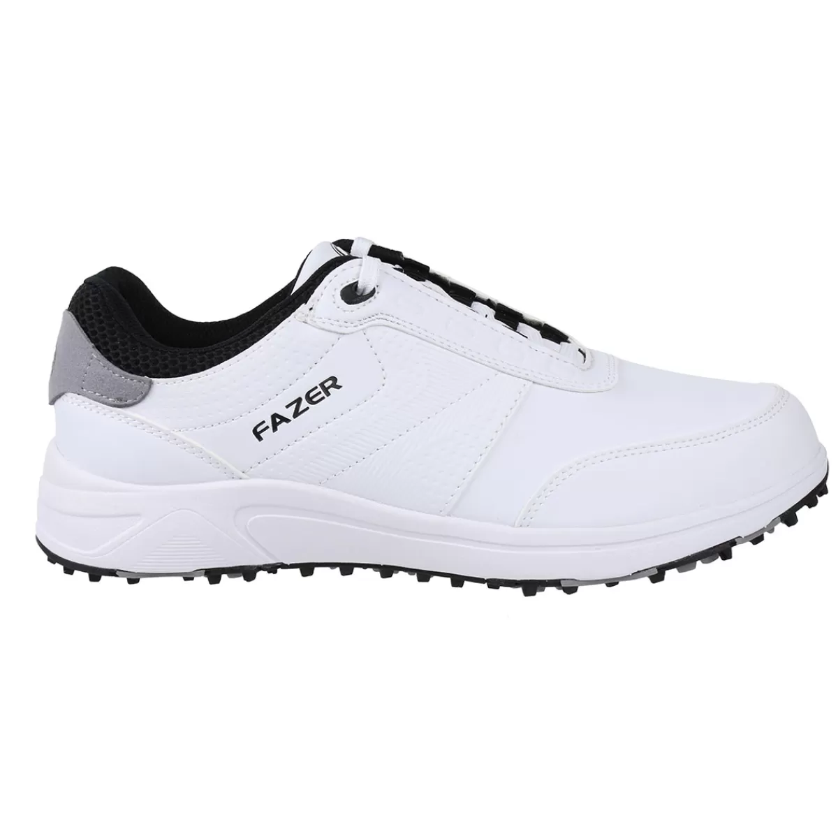 Online Fazer Men's Victory Waterproof Spikeless Golf Shoes White/Black