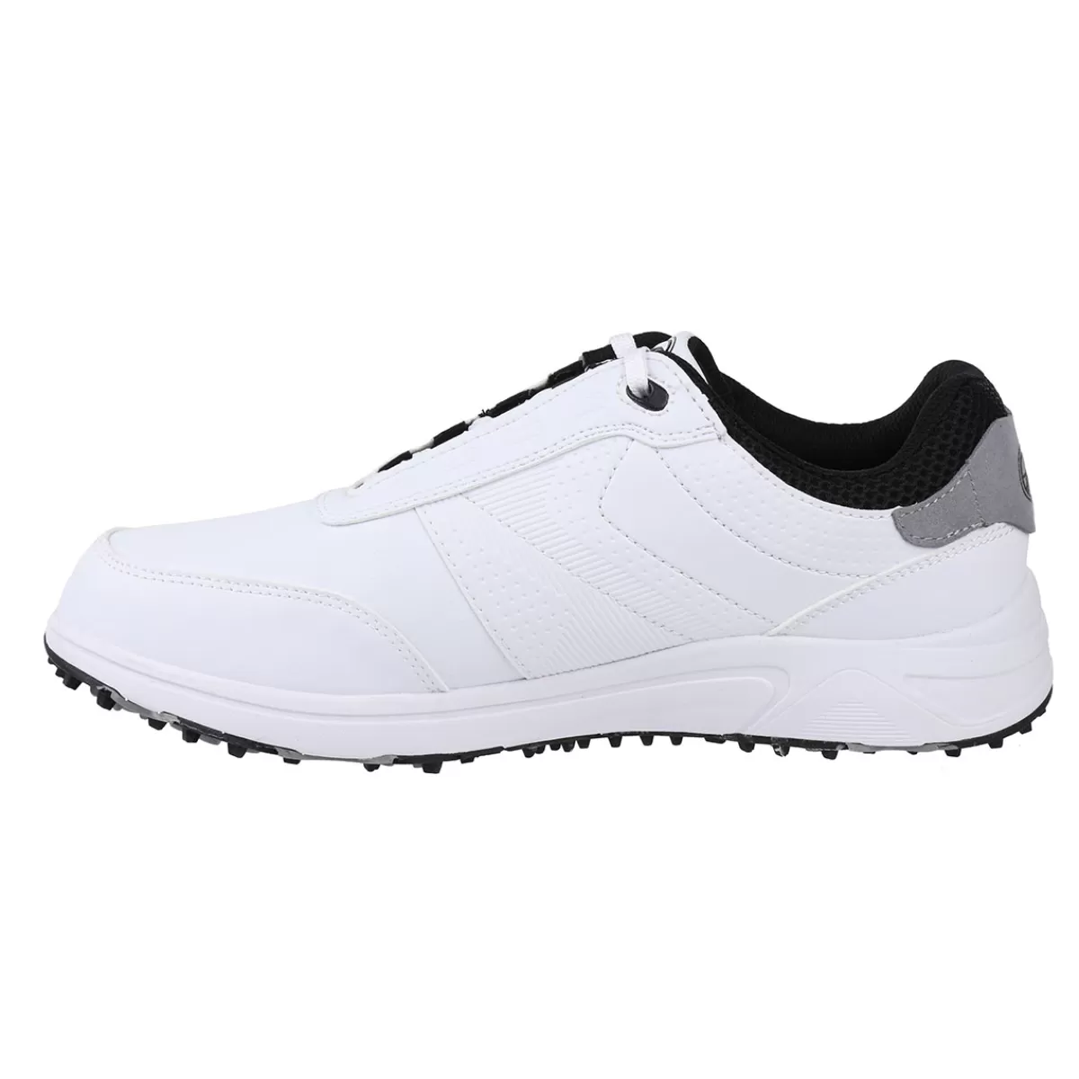 Online Fazer Men's Victory Waterproof Spikeless Golf Shoes White/Black